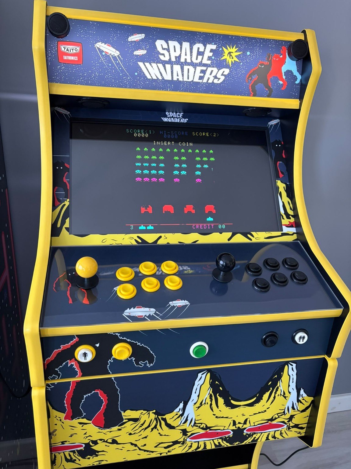 Space Invaders arcade cabinet